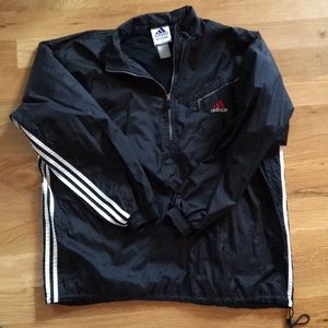 Adidas pullover, 1/4 zip windbreaker